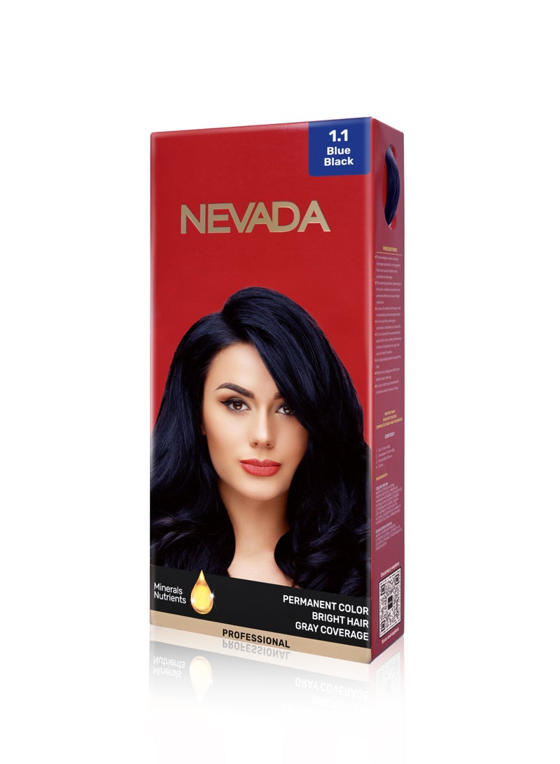 Nevada Women's Hair Dye 1.1(Black Blue)